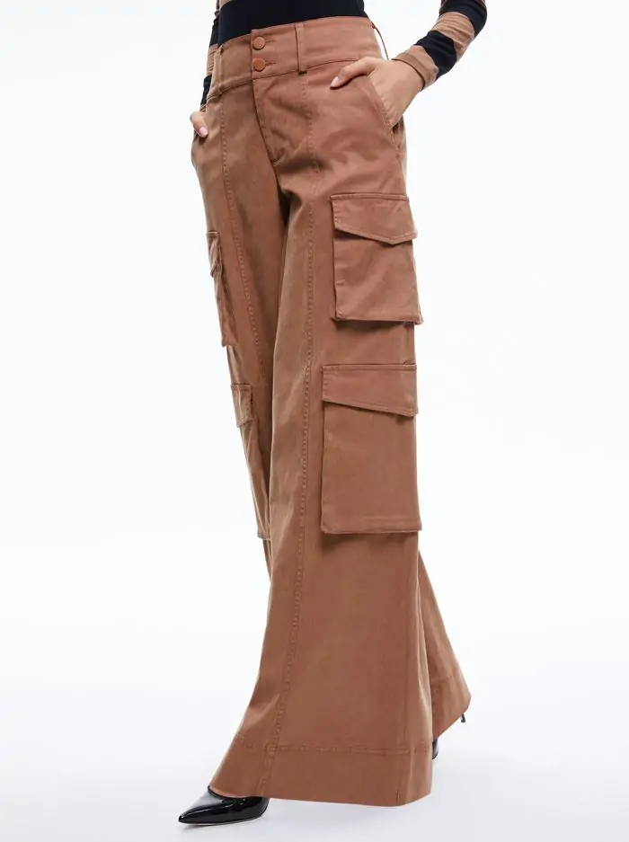 MAME HIGH RISE WIDE LEG CARGO PANT